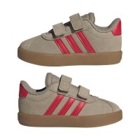 adidas Vl Court 3.0 Schuhe Kinder - blanch cargo/pure ruby/gold met.