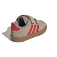 adidas Vl Court 3.0 Schuhe Kinder - blanch cargo/pure ruby/gold met.