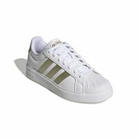adidas Streettalk Damen - white/gold met./white