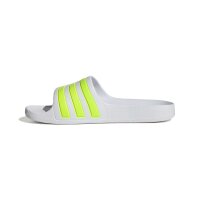 adidas Aqua Adilette Kinder - white/solar slime/white
