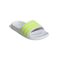 adidas Aqua Adilette Kinder - white/solar slime/white