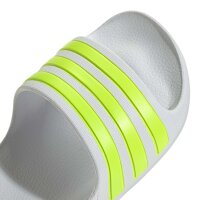 adidas Aqua Adilette Kinder - white/solar slime/white