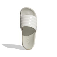 adidas Platform Adilette Damen - chalk white/chalk white/orbit grey