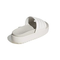 adidas Platform Adilette Damen - chalk white/chalk white/orbit grey