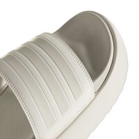 adidas Platform Adilette Damen - chalk white/chalk white/orbit grey