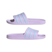 adidas Aqua Adilette Damen - ice lavender/glow blue/glow blue