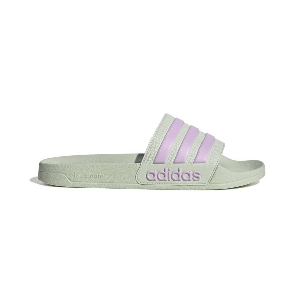 adidas Shower Adilette - linen green/bliss lilac/bliss lilac