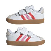 adidas Vl Court 3.0 Kids Schuhe Kinder - white/bright red/bliss pink