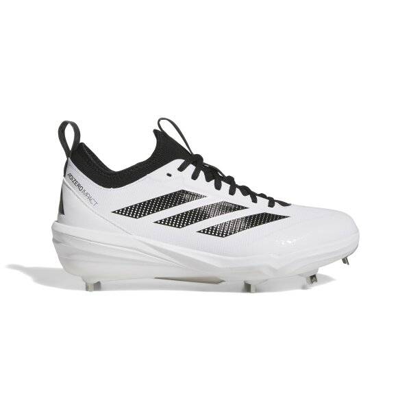 adidas Adizero Impact 2.0 Baseballschuhe Herren - white/core black/core black
