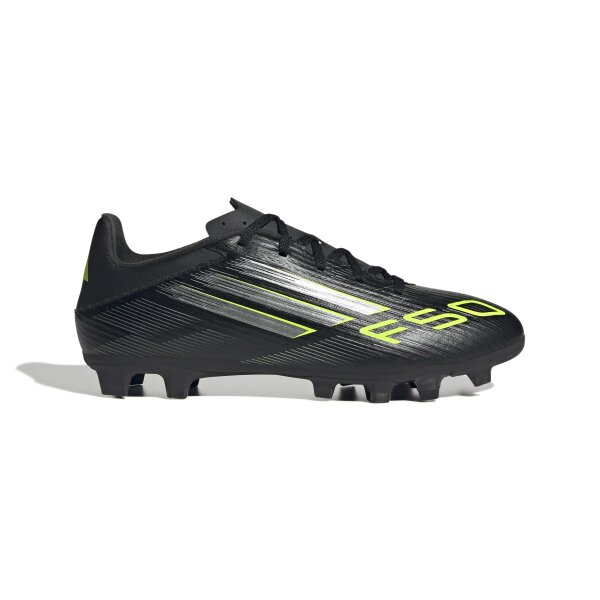 adidas F50 Club Kunstrasen Neuerer Generation, Hart- Und Aschenplätze Fußballschuhe - core black/iron met./lucid lemon