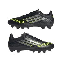 adidas F50 Club Kunstrasen Neuerer Generation, Hart- Und Aschenplätze Fußballschuhe - core black/iron met./lucid lemon