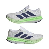 adidas Adistar 4 Laufschuhe Herren - white/tech indigo/lime burst