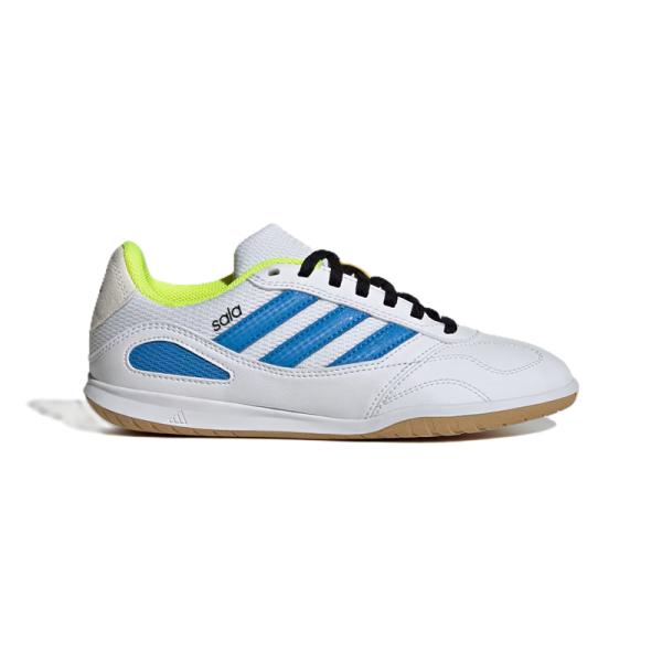 adidas Super Sala Competition Iii Hallenfußballschuhe Kinder - white/lucid ray blue/solar yellow