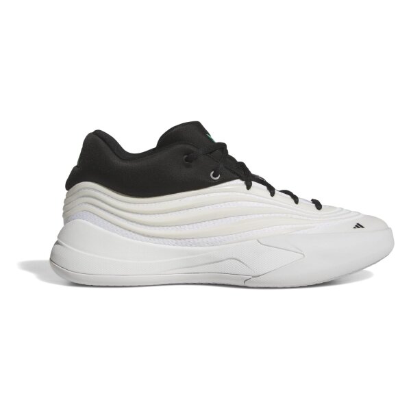 adidas Dame X Schuhe - zero met./core black/court green - 46