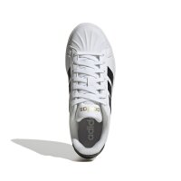 adidas Streettalk Damen - white/core black/gold met.