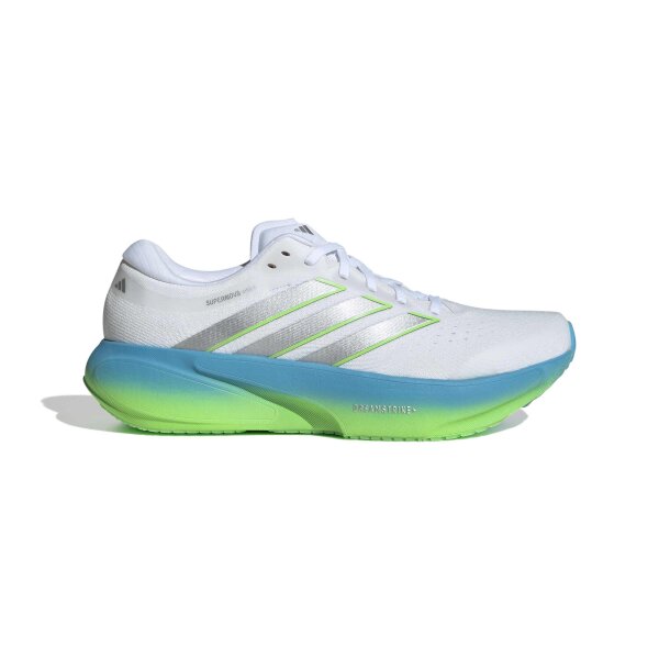 adidas Supernova Rise 3 Laufschuhe Herren - white/silver met./semi blue burst
