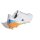 adidas Adizero Rs15 Ultimate Sg Rugbyschuhe - white/core black/lucid tangerine