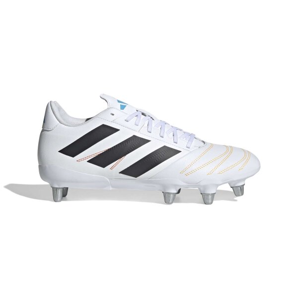 adidas Kakari Elite Sg Rugbyschuhe - white/core black/lucid aquamarine