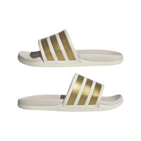 adidas Adilette Comfort 2.0 Badeschlappen Damen - off white/gold met./chalk white