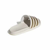 adidas Adilette Comfort 2.0 Badeschlappen Damen - off white/gold met./chalk white