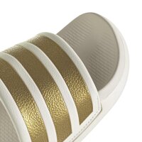 adidas Adilette Comfort 2.0 Badeschlappen Damen - off white/gold met./chalk white