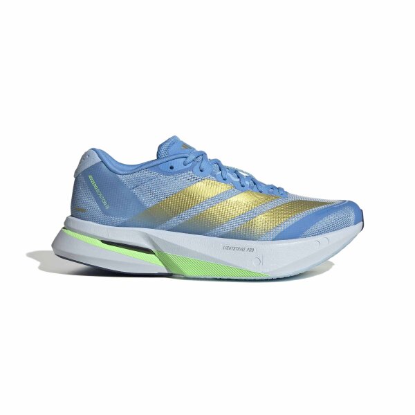 adidas Adizero Boston 13 Schuhe Damen - blue burst/gold met./glow blue