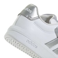 adidas Grand Court 3.0 Schuhe Kinder - white/silver met./silver met.