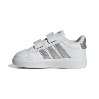 adidas Grand Court 3.0 Schuhe Kinder - white/silver met./silver met.