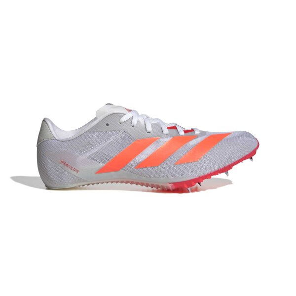 adidas Adizero Sprintstar Spike-Schuhe - white/lucid orange/lucid red