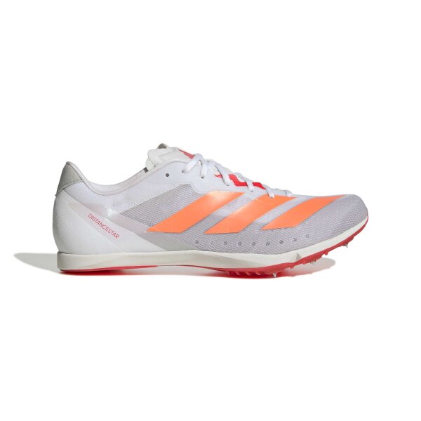 adidas Adizero Distancestar Spike-Schuhe - white/lucid orange/lucid red