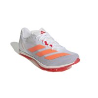 adidas Adizero Distancestar Spike-Schuhe - white/lucid orange/lucid red
