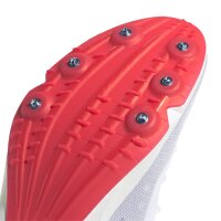 adidas Adizero Distancestar Spike-Schuhe - white/lucid orange/lucid red