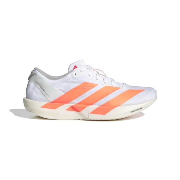 adidas Adizero Adios 9 Laufschuhe Damen - white/beam orange/lucid red