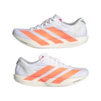 adidas Adizero Adios 9 Laufschuhe Damen - white/beam orange/lucid red