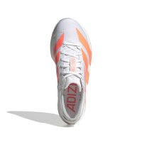adidas Adizero Adios 9 Laufschuhe Damen - white/beam orange/lucid red
