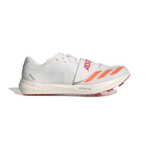 adidas Adizero Tj/Pv Leichtathletikschuhe - white/lucid orange/lucid red