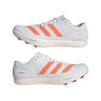 adidas Adizero Weitsprungschuhe - white/lucid orange/lucid red