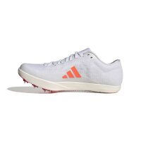 adidas Adizero Weitsprungschuhe - white/lucid orange/lucid red