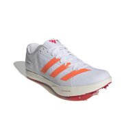 adidas Adizero Weitsprungschuhe - white/lucid orange/lucid red