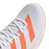 adidas Adizero Weitsprungschuhe - white/lucid orange/lucid red
