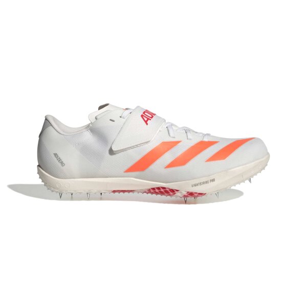 adidas Adizero Hj Leichtathletikschuhe - white/lucid orange/lucid red