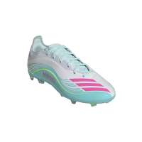 adidas F50 Elite FG Kinder Aurora Radiante - white/lucid pink/flash aqua