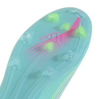 adidas F50 Elite FG Kinder Aurora Radiante - white/lucid pink/flash aqua