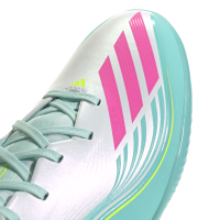 adidas F50 League TF Herren Aurora Radiante - white/lucid pink/flash aqua
