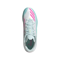 adidas F50 League FG/MG Kinder Aurora Radiante - white/lucid pink/flash aqua