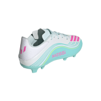 adidas F50 League FG/MG Kinder Aurora Radiante - white/lucid pink/flash aqua