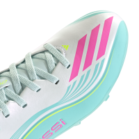 adidas F50 League FG/MG Kinder Aurora Radiante - white/lucid pink/flash aqua