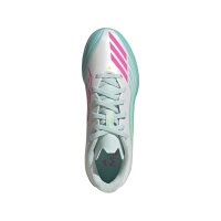 adidas F50 League TF Kinder Aurora Radiante - white/lucid pink/flash aqua