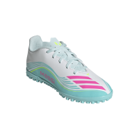 adidas F50 Club TF Kinder Aurora Radiante - white/lucid pink/flash aqua