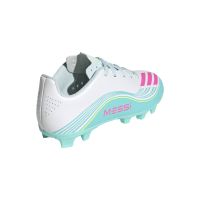 adidas F50 Club FG/MG Kinder Aurora Radiante - white/lucid pink/flash aqua